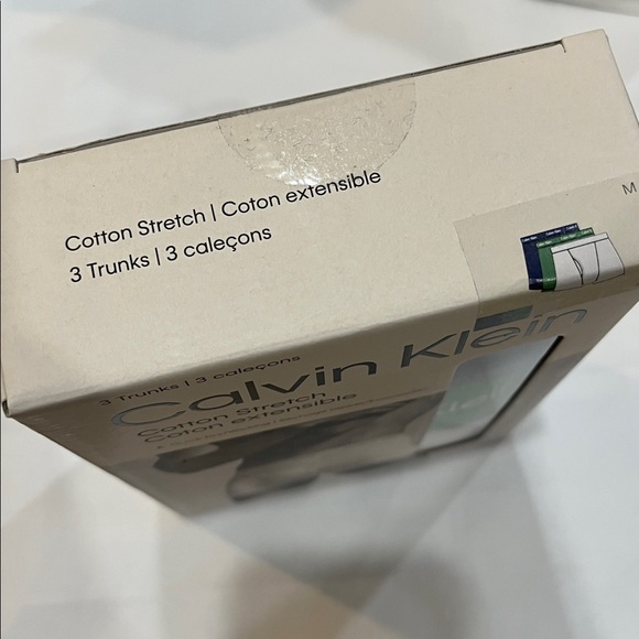 NWT 3-PK Calvin Klein cotton stretch  Trunks color cotton stretch quick dry - Picture 4 of 8